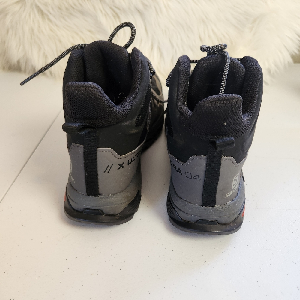 SALOMON X-Ultra 4 Men's Size 10.5 Gore-Tex Hiking Boots Shoes Gray Waterproof - Picture 6 of 10